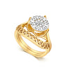 Seville Crown Ring, Gold and Silver