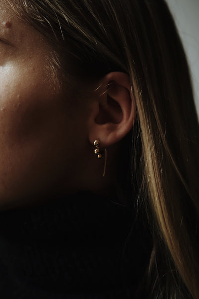Heirloom Stud Earring, Roots & Seeds
