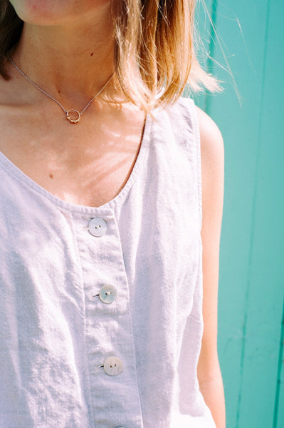 Mustard Cluster Necklace