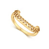 Seville Crescent Ring, Gold