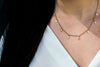 Apple 9 pip gold necklace - sustainable jewellery